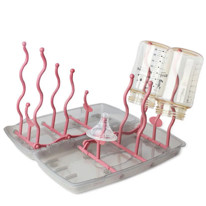 Portable Double-Sided Baby Bottle Drying Rack